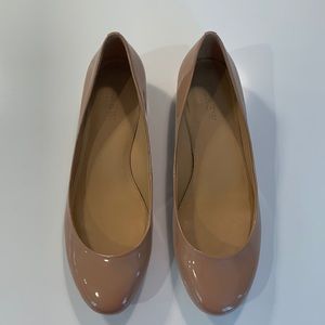 J. Crew Tan Flats | Size 7